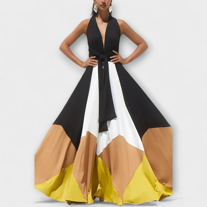 Nava - Dlouhé šaty s odhaleným zády