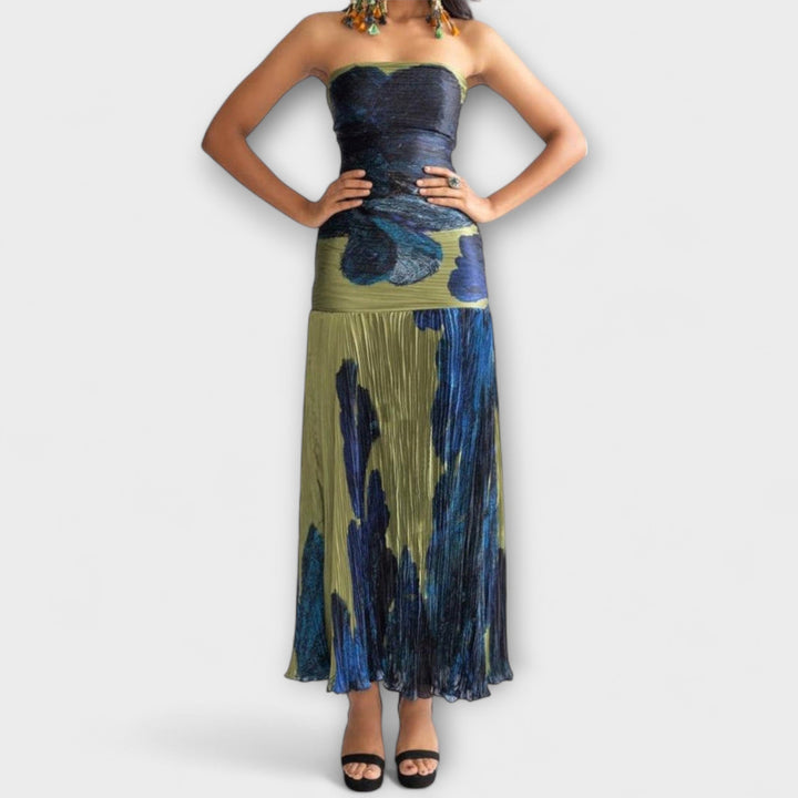 Noelle - Šaty Midi bez ramínek