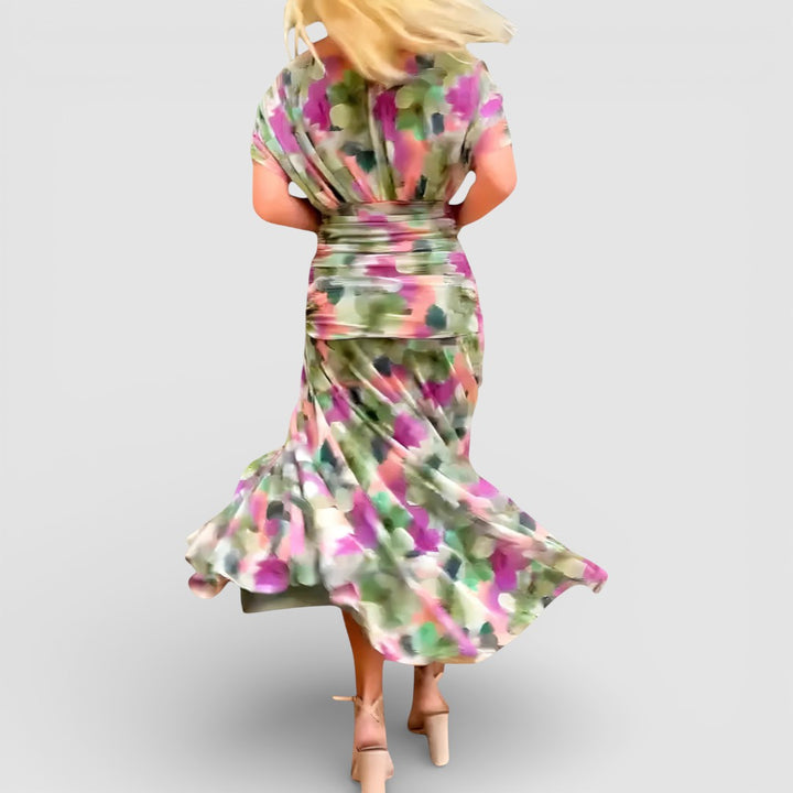 Kristýna - romantické maxi šaty s lehkým splývavým střihem pro nadčasovou eleganci a maximální pohodlí