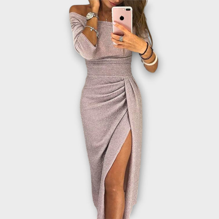 Lena - Elegantní šaty s odhalenými rameny