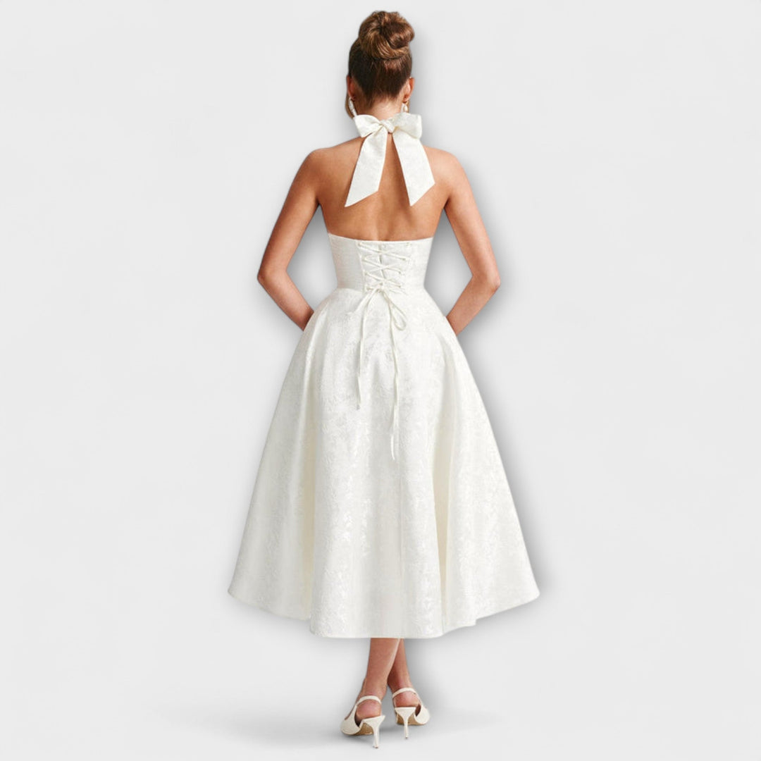 Catalina - Romantické Midi Šaty