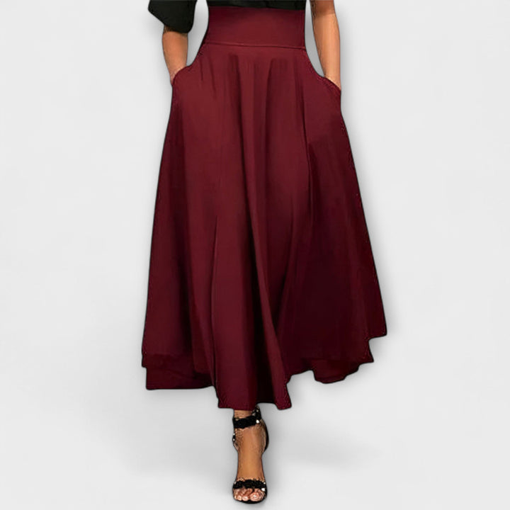 Luitgard - Elegantní maxi sukně v chic stylu