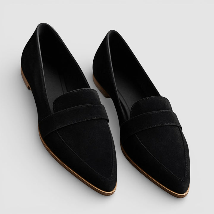 Bárbara - Ortopedické měkké semišové pantofle