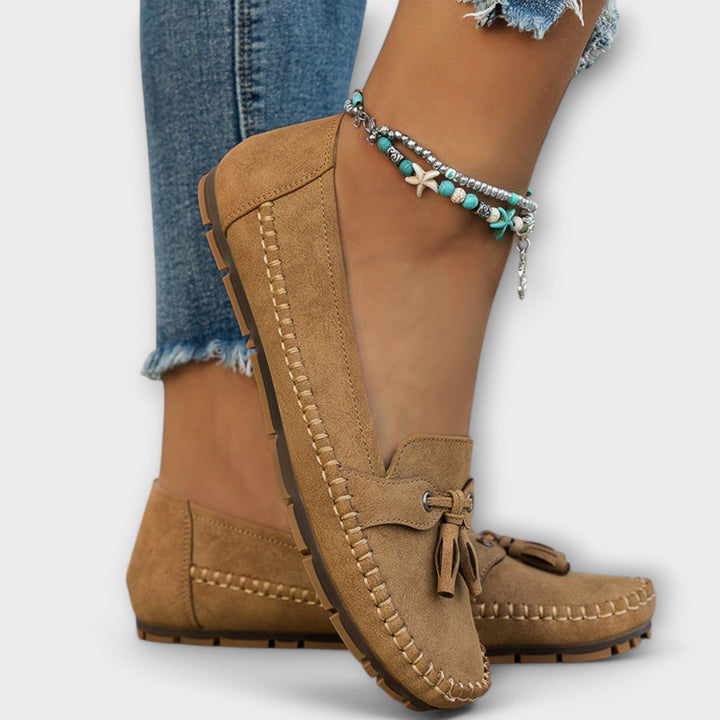 Hazel | Ortopedické mokasíny s mašlí