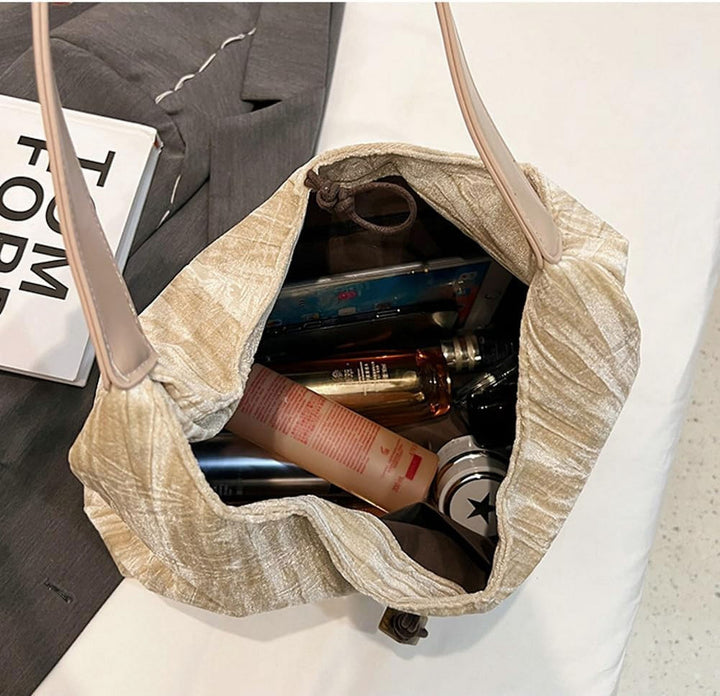 Amélie - Sametová crossbody taška přes rameno