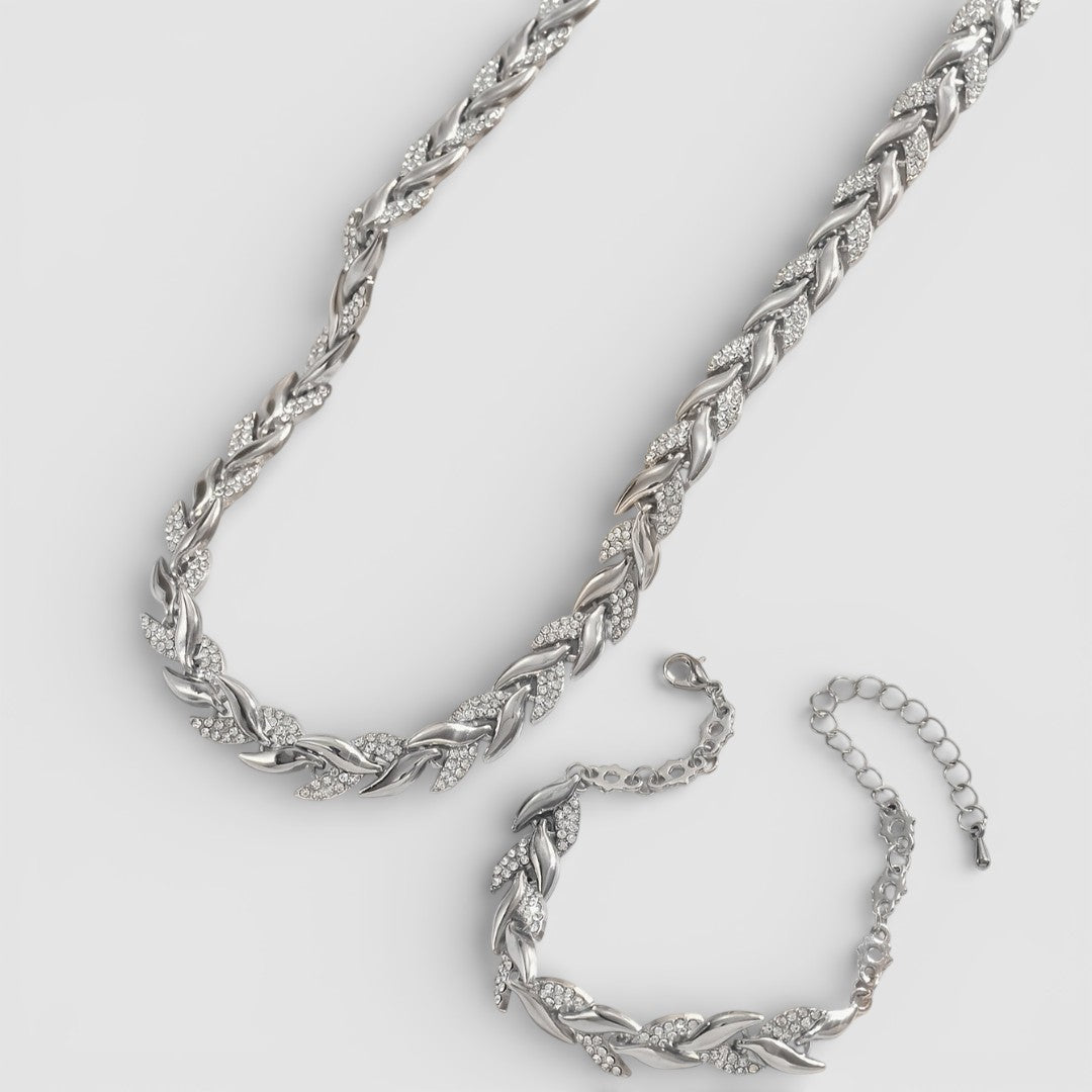 Barbora - Elegantní náhrdelník a náramek pro nadčasový styl, pohodlí a jemný lesk