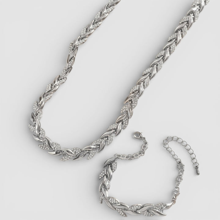 Barbora - Elegantní náhrdelník a náramek pro nadčasový styl, pohodlí a jemný lesk