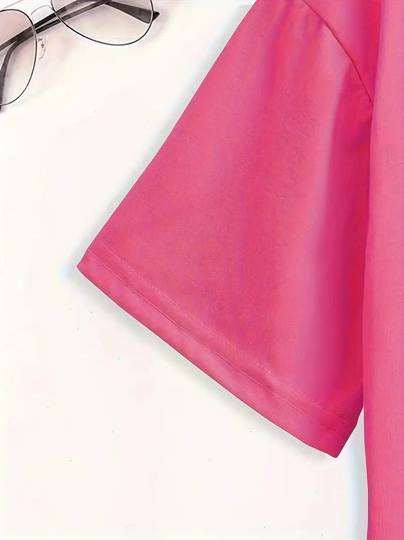 Glitterhjärta tričko | Společně proti rakovině prsu