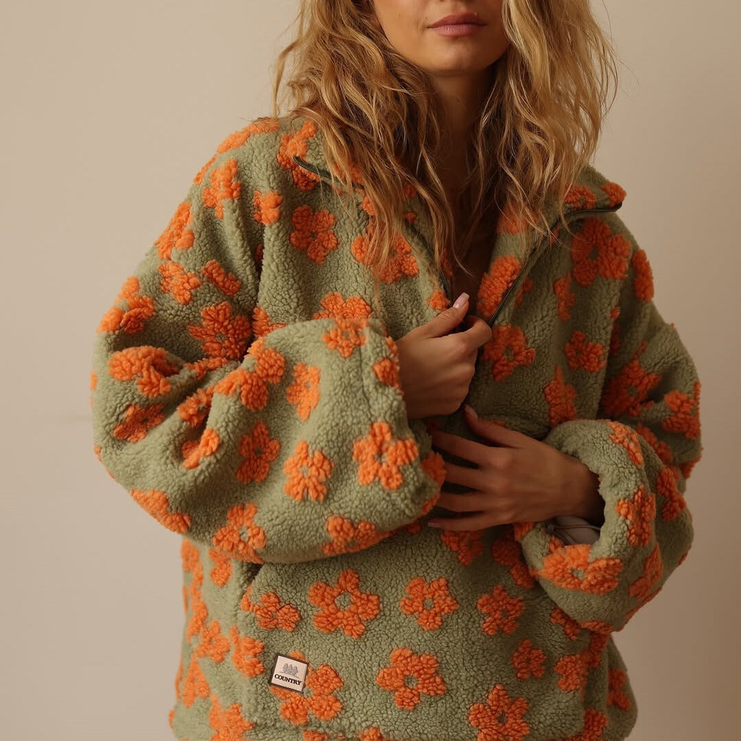 Sherpa Pullover – Boho-inspirované pohodlí