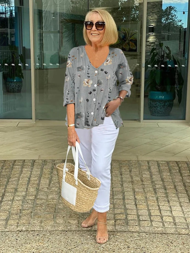 Viola | Květinová blůza