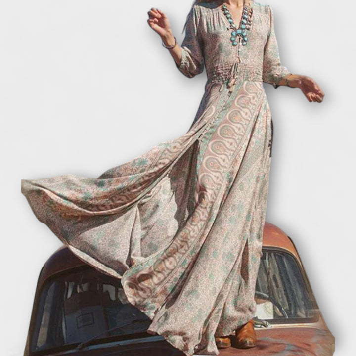 Pohodlné Boho Maxi Šaty