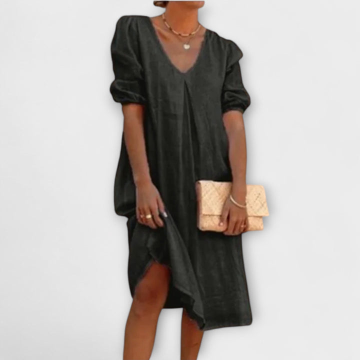 Fanny - Elegantní letní šaty s háčkovanými detaily