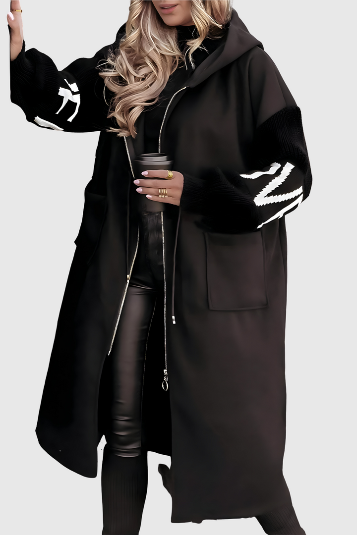 Monika | Elegantní Kapucňový Kabát