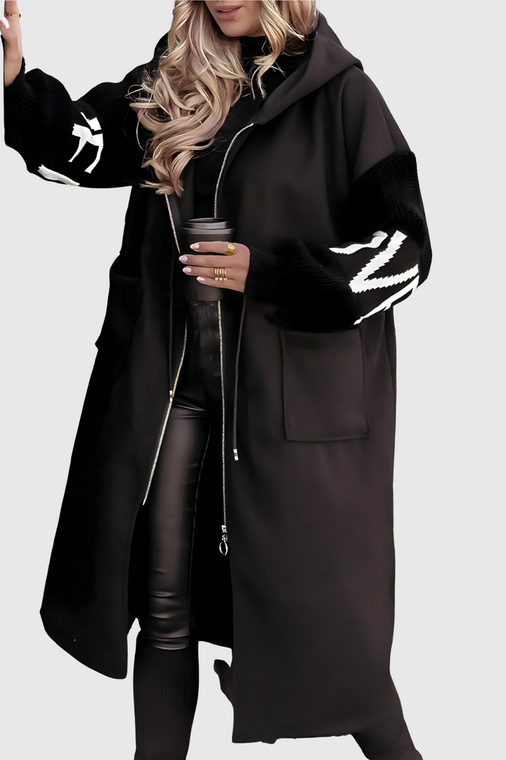 Monika | Elegantní Kapucňový Kabát