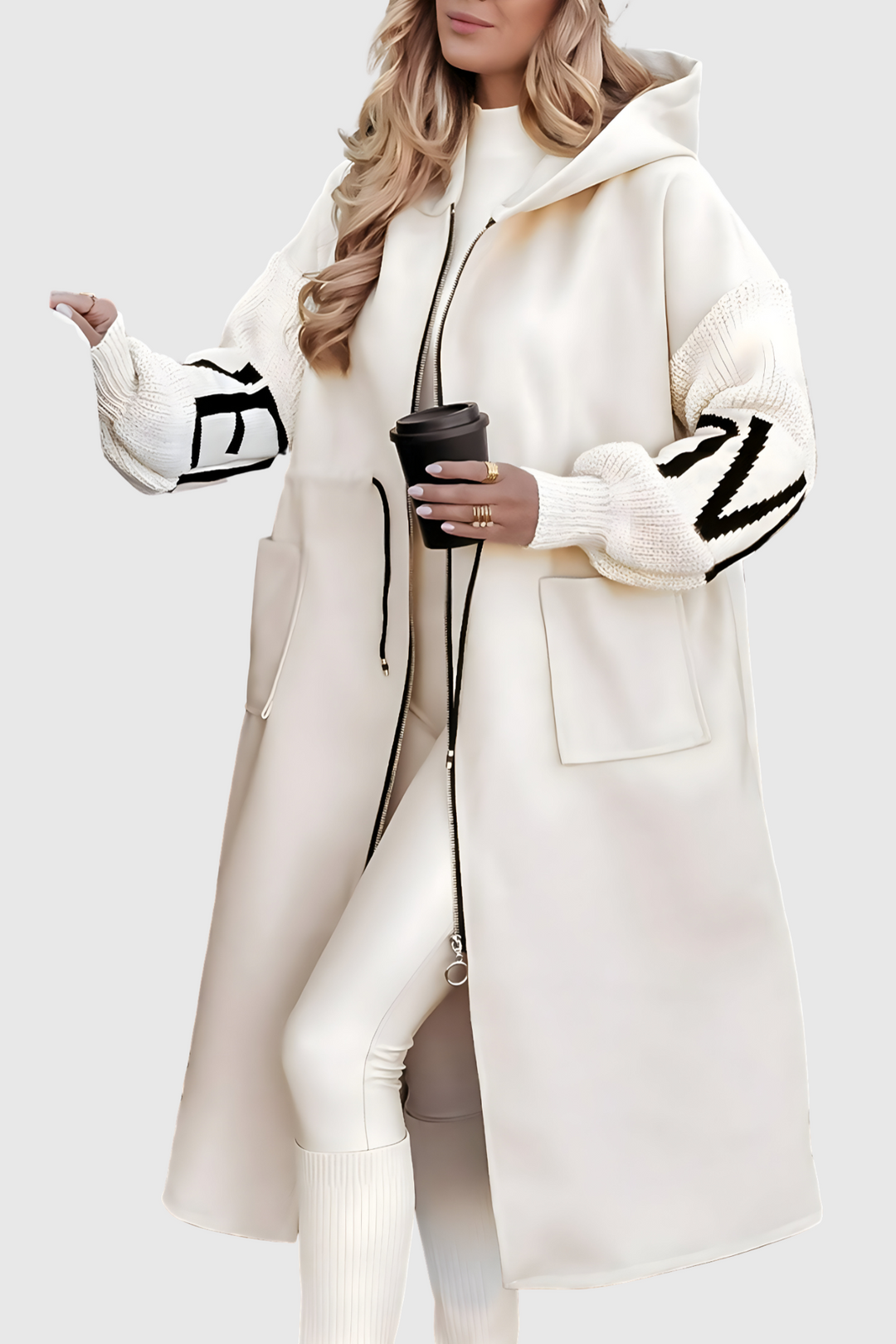 Monika | Elegantní Kapucňový Kabát