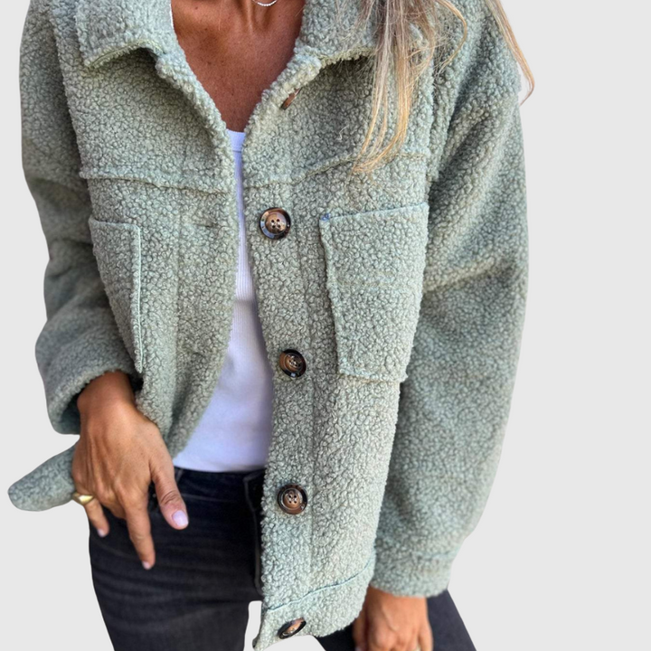 Annie | Trendy kabát z měkké látky