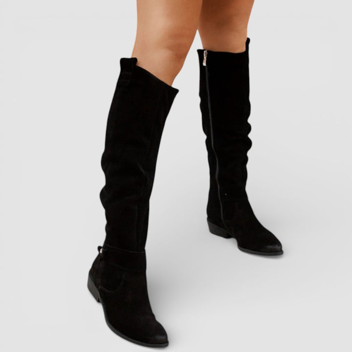 Lucie - Elegantní, teplé kožené boty pro ženy