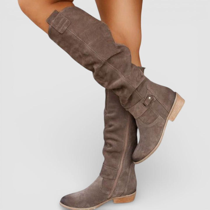 Lucie - Elegantní, teplé kožené boty pro ženy