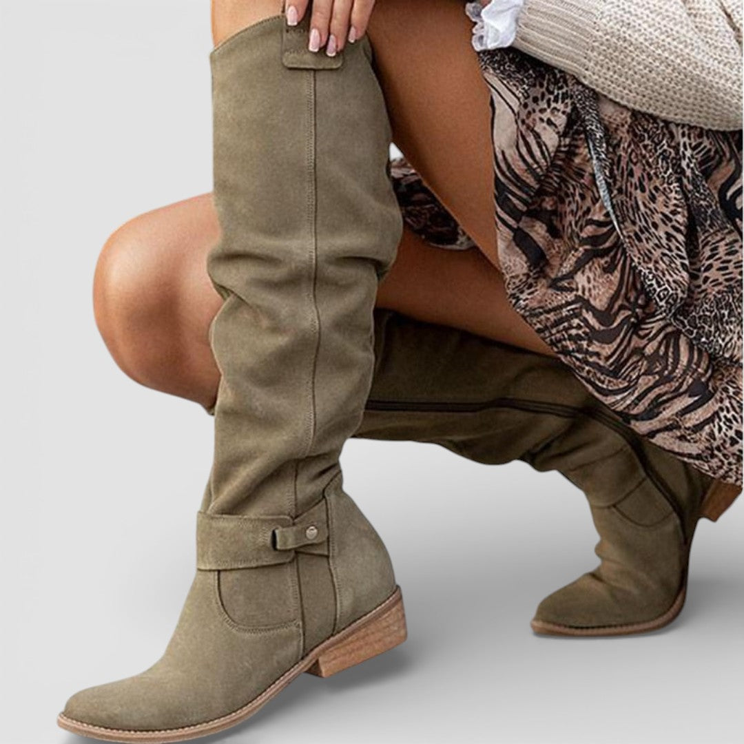 Lucie - Elegantní, teplé kožené boty pro ženy