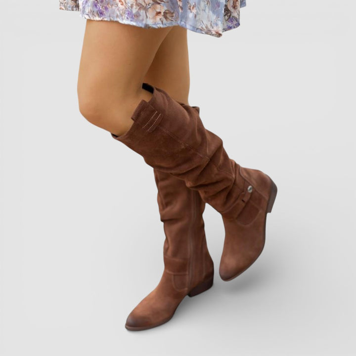 Lucie - Elegantní, teplé kožené boty pro ženy