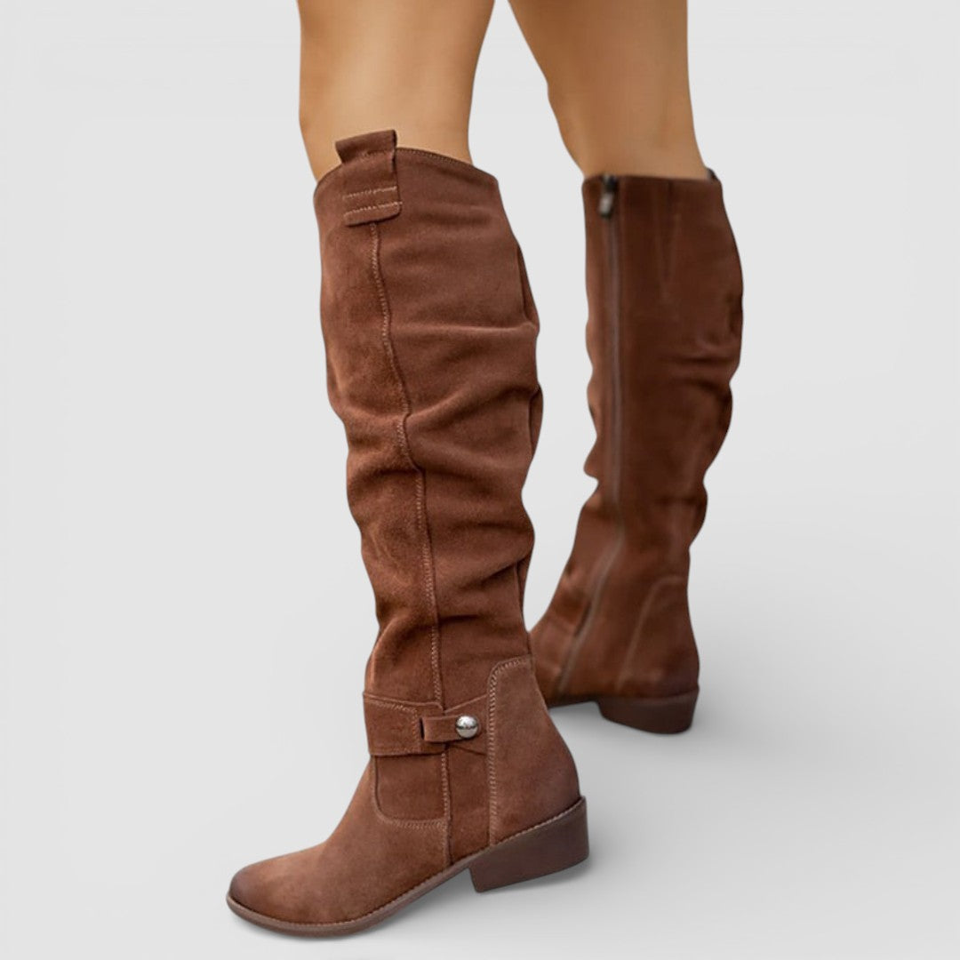 Lucie - Elegantní, teplé kožené boty pro ženy