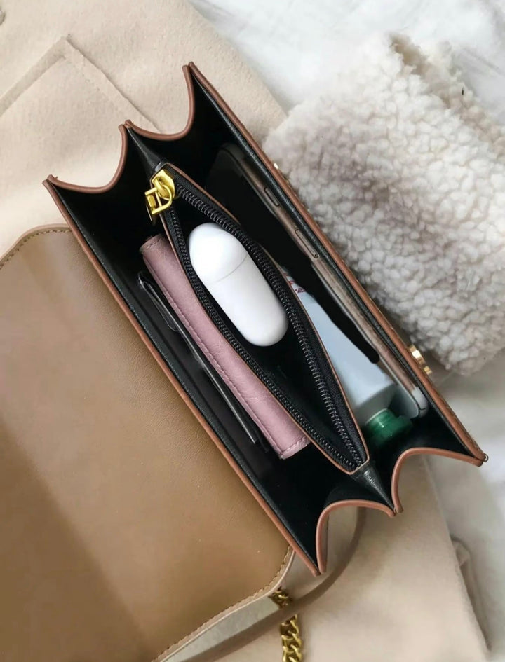 SIMONE™ - Nadčasová luxusní kabelka s řetízkem