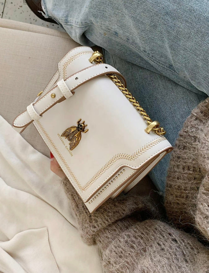 SIMONE™ - Nadčasová luxusní kabelka s řetízkem