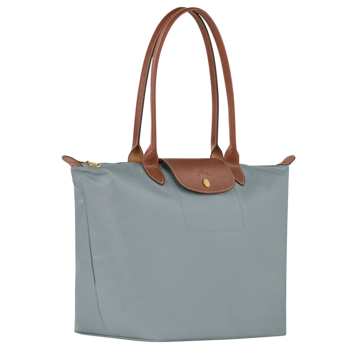 Longchamp - Velká taška Le Pliage, ocelová