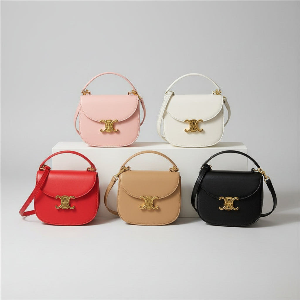 Mini Crossbody Taška se Zlatým Odtínem