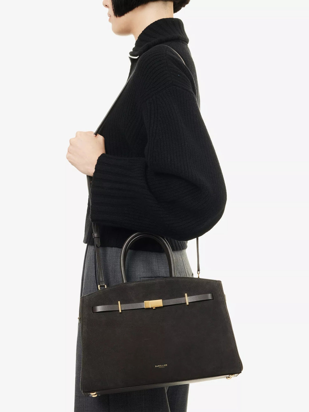 Amélisse - Stylová midi kožená kabelka