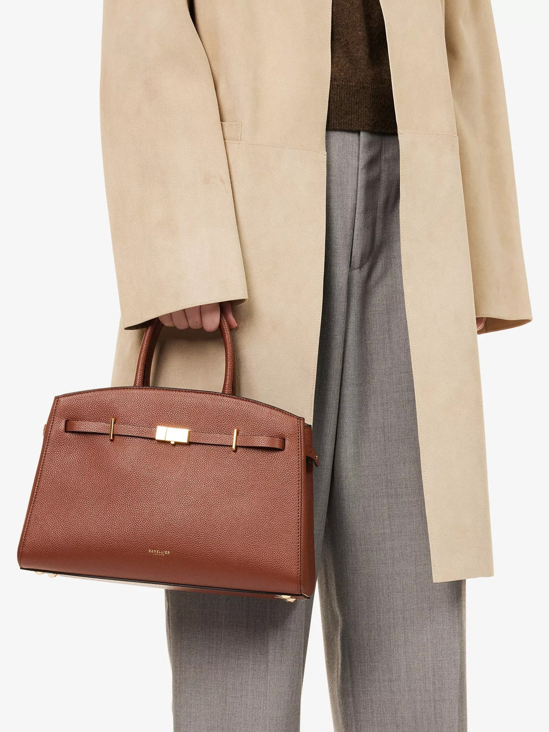 Amélisse - Stylová midi kožená kabelka