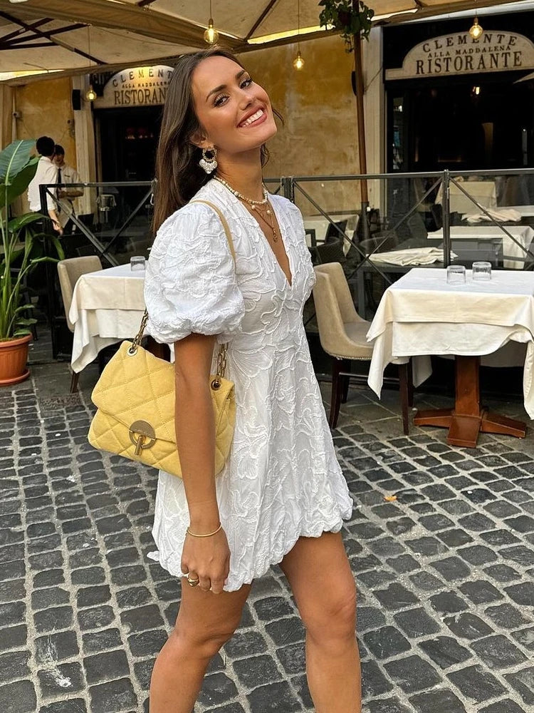 AURA - Puff Mini Šaty