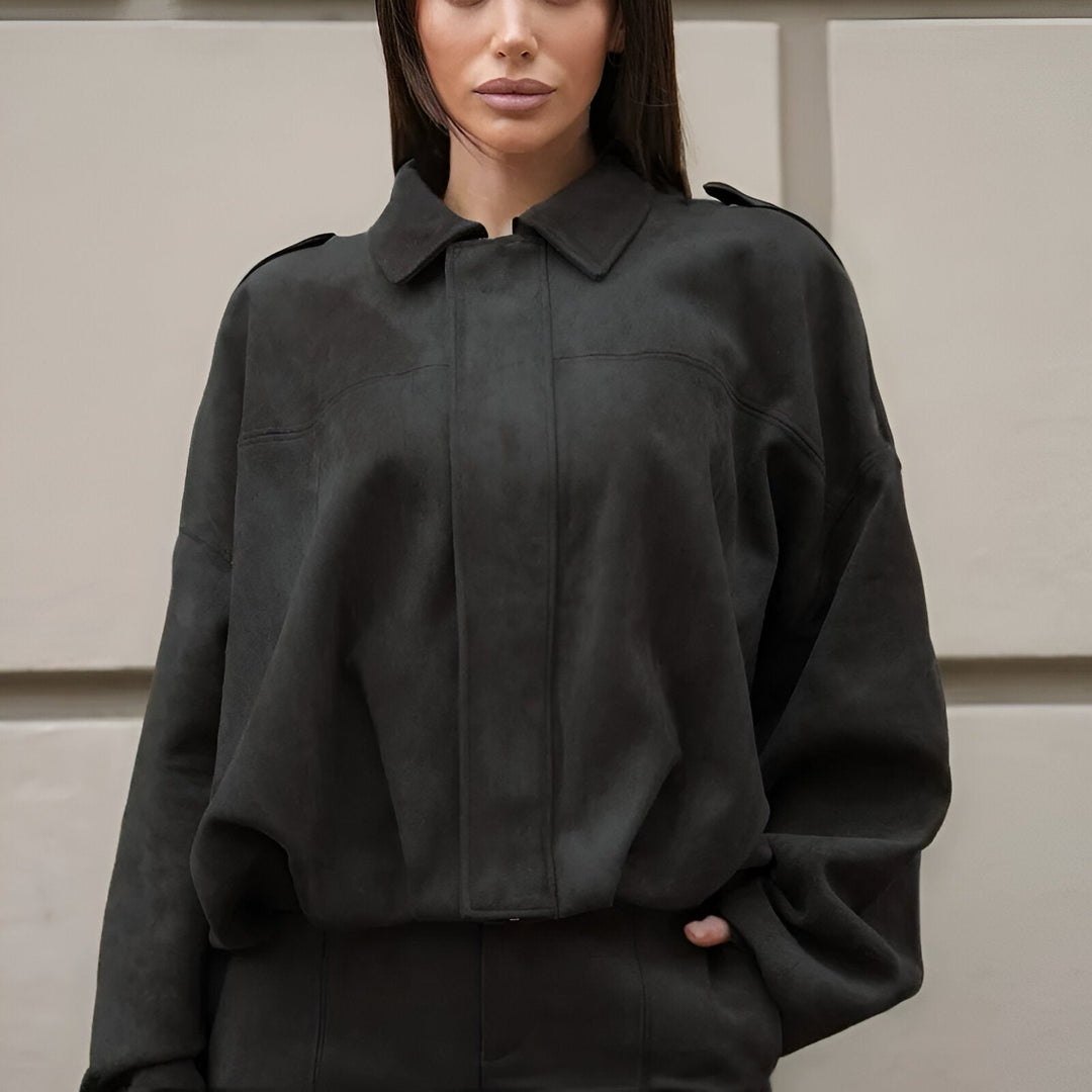 Blanka – Semišová bomber bunda