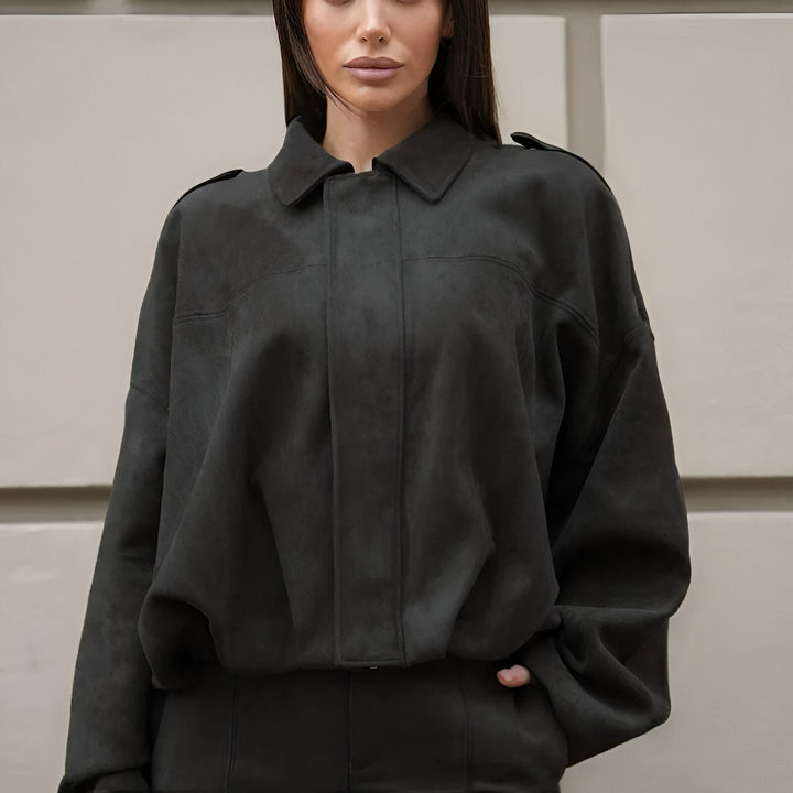 Blanka – Semišová bomber bunda