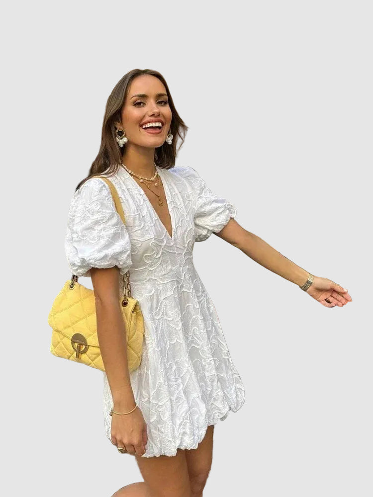 AURA - Puff Mini Šaty