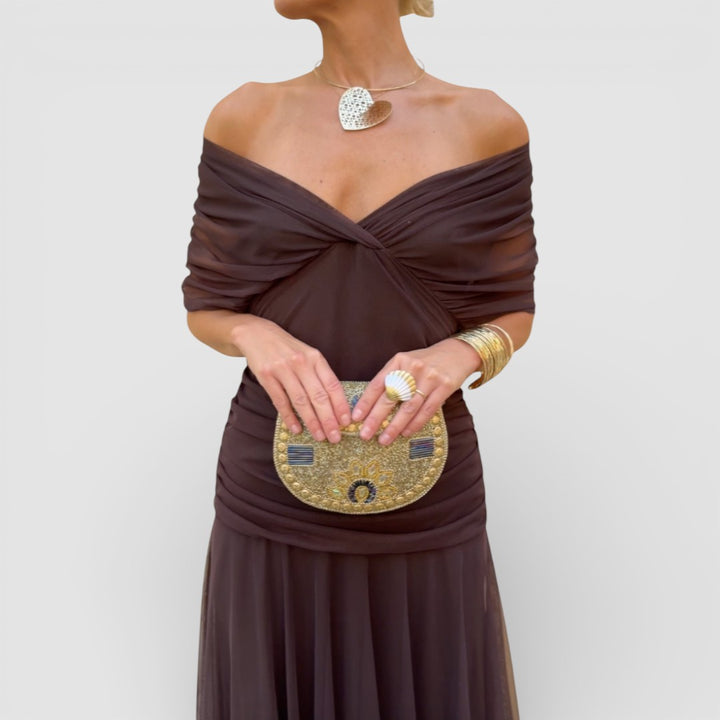 Kristýna - romantické maxi šaty s lehkým splývavým střihem pro nadčasovou eleganci a maximální pohodlí