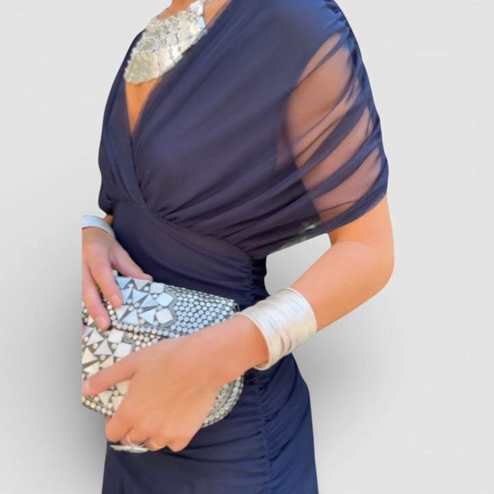 Kristýna - romantické maxi šaty s lehkým splývavým střihem pro nadčasovou eleganci a maximální pohodlí