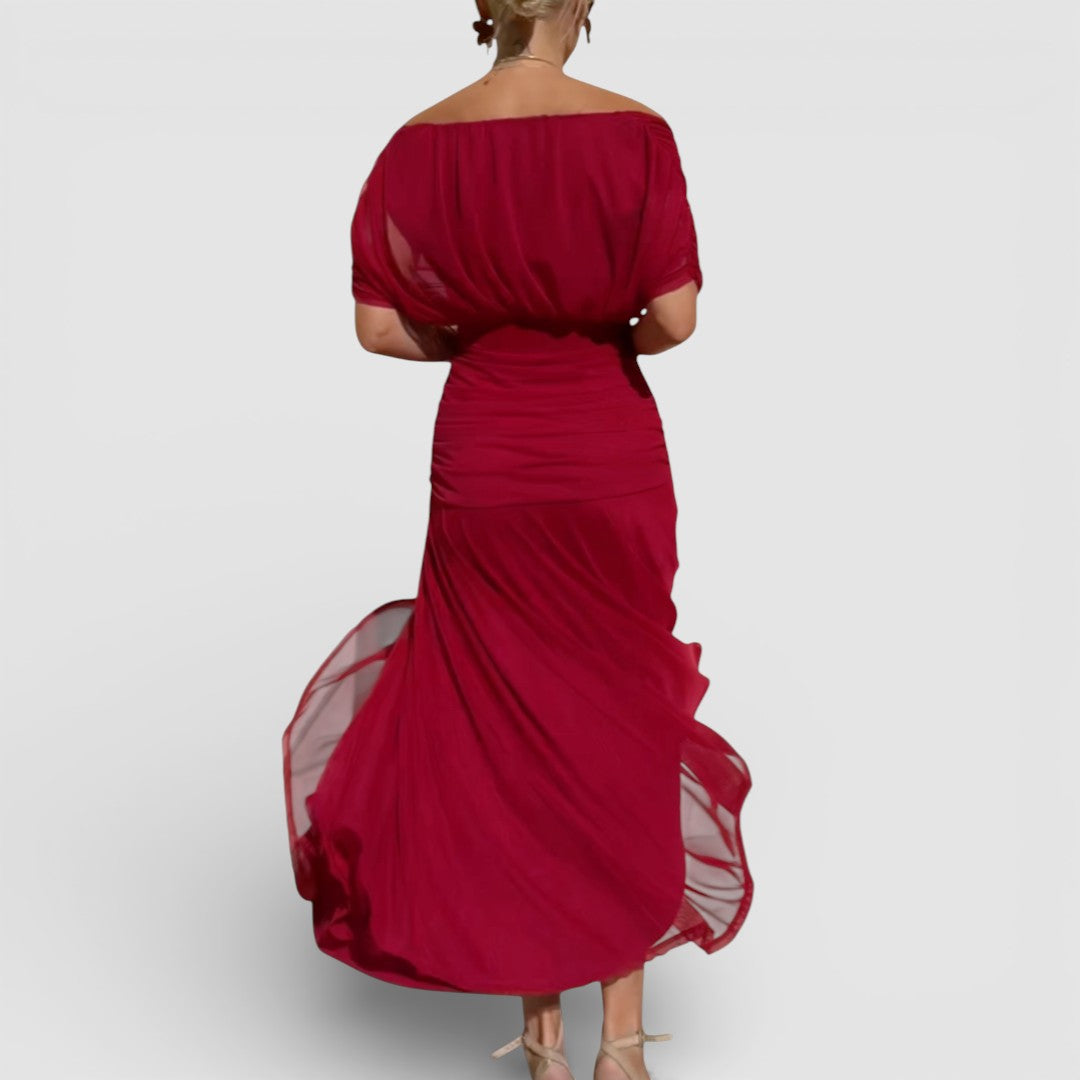 Kristýna - romantické maxi šaty s lehkým splývavým střihem pro nadčasovou eleganci a maximální pohodlí