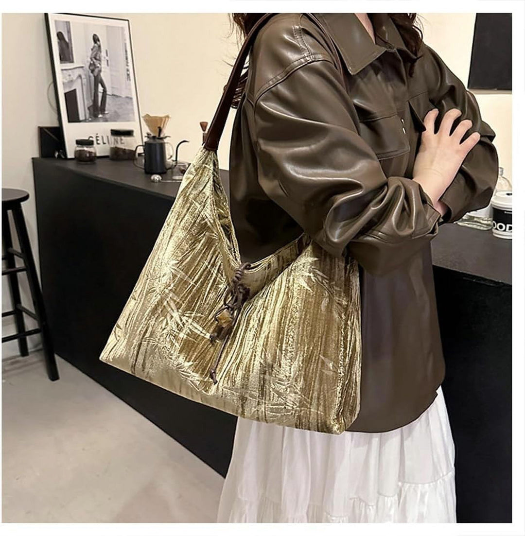 Amélie - Sametová crossbody taška přes rameno