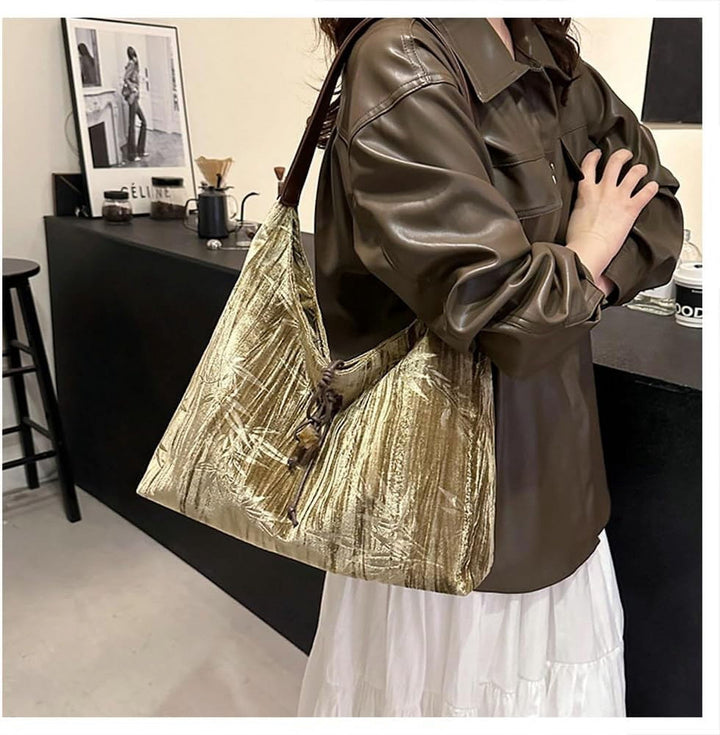 Amélie - Sametová crossbody taška přes rameno