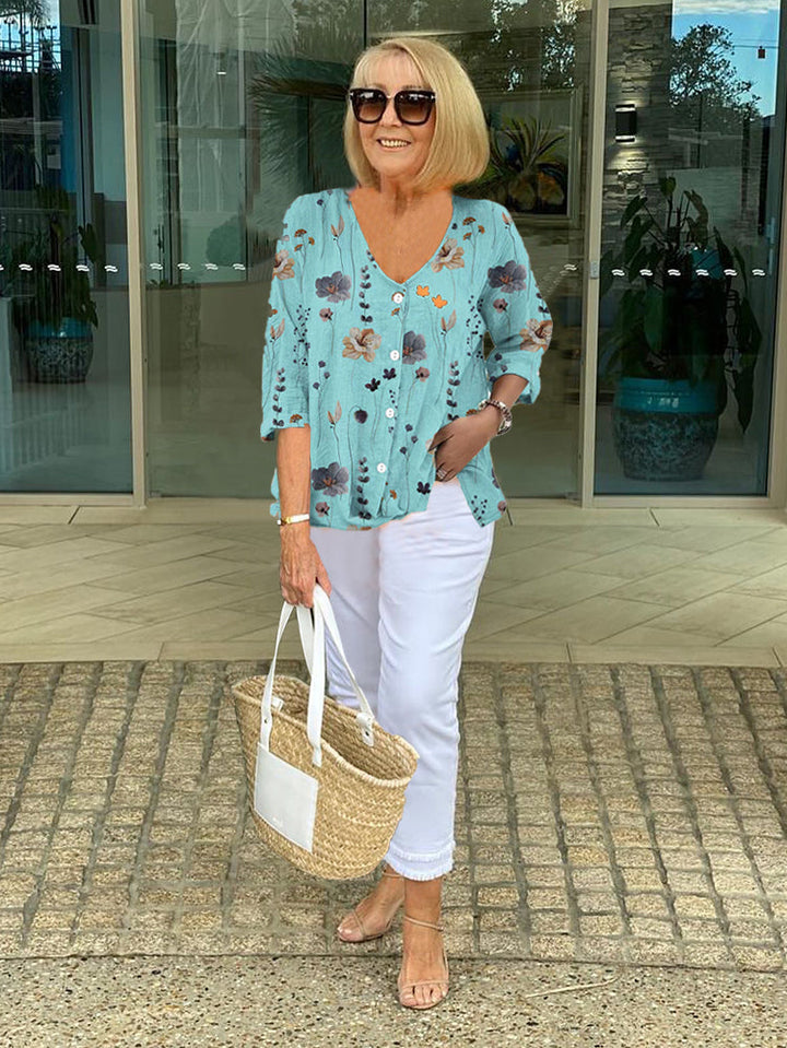 Viola | Květinová blůza