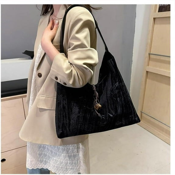 Amélie - Sametová crossbody taška přes rameno