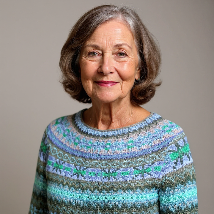 Audrey™| Vintage islandský vlněný svetr