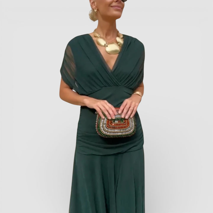 Kristýna - romantické maxi šaty s lehkým splývavým střihem pro nadčasovou eleganci a maximální pohodlí