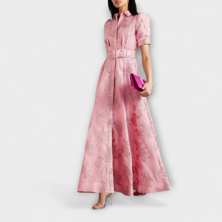 Anabella - Šaty s krátkými nabíranými rukávy